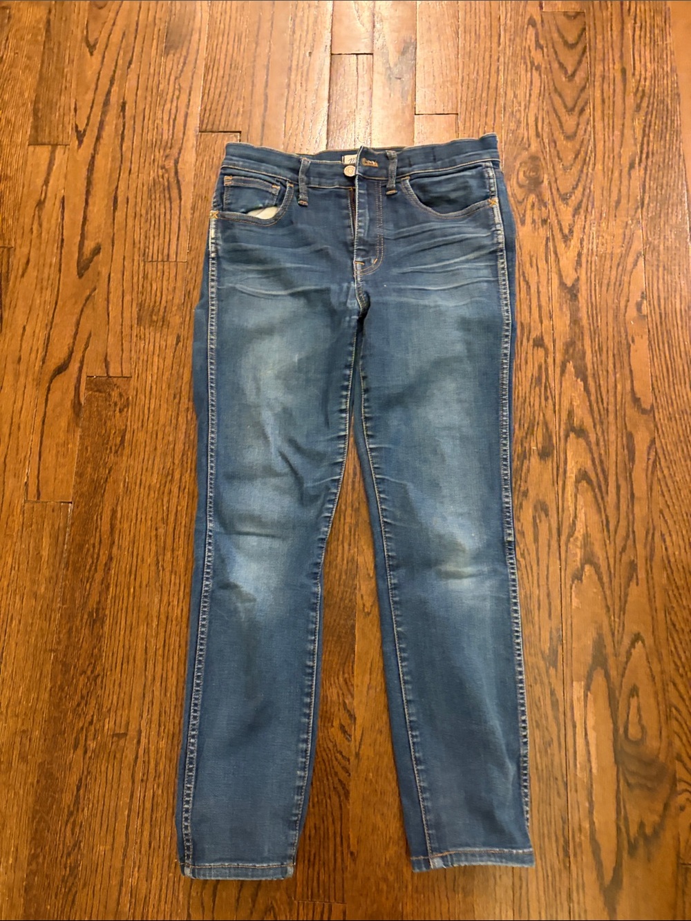 Madewell Slim Skinny Jeans in Mid-Blue Wash